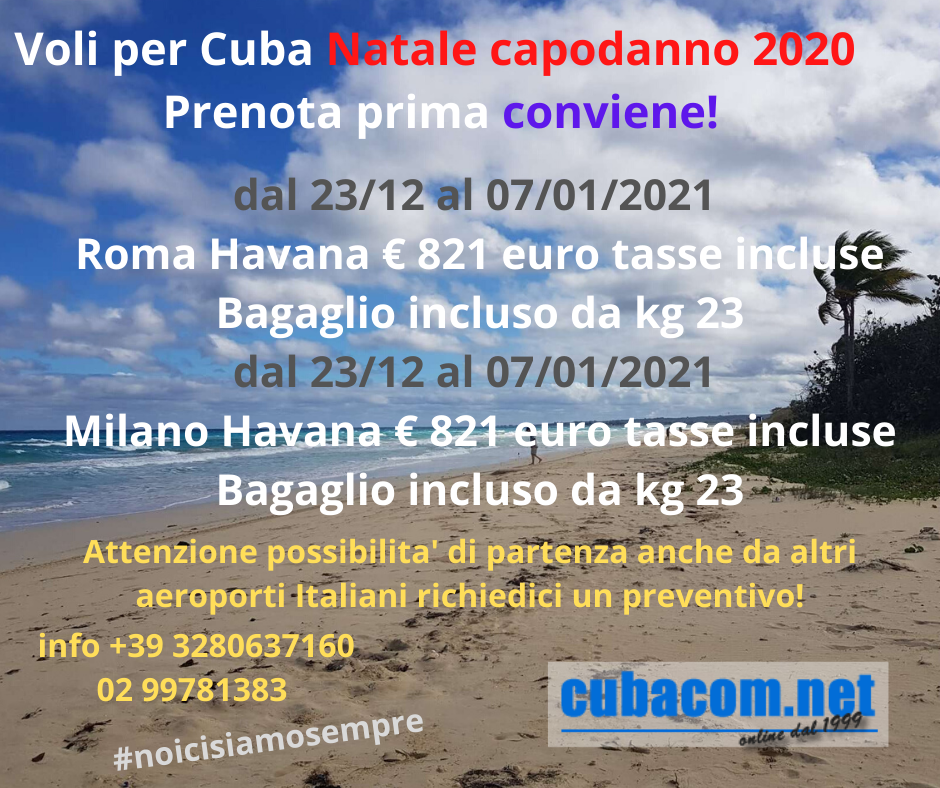 mattia tour voli per cuba